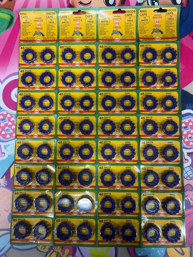 Plancha se mistos polvora 12 tiros nuevo años 90