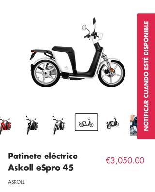 CICLOMOTOR ELECTRICO ASKOLL ESPRO