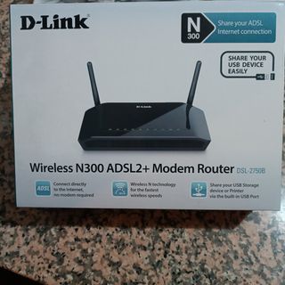D-link wireless N300 modem router