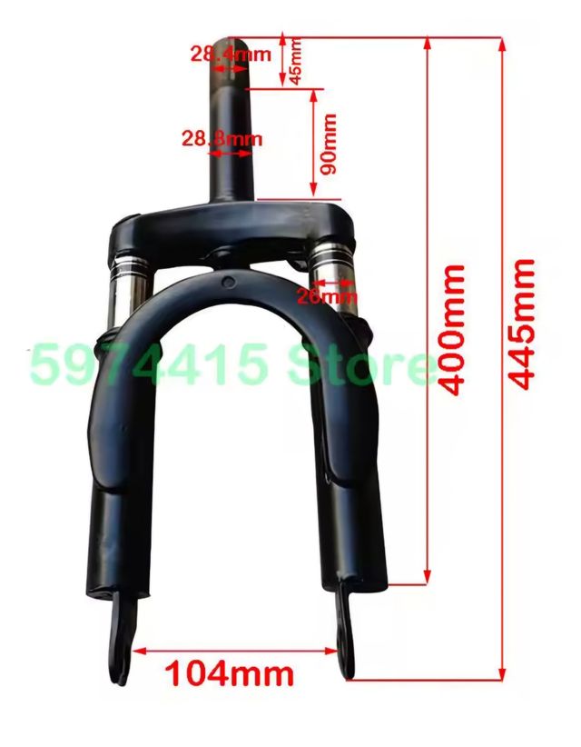 Horquilla de suspensión