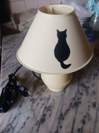 Abajiour da comodino 'ombra di gatto'