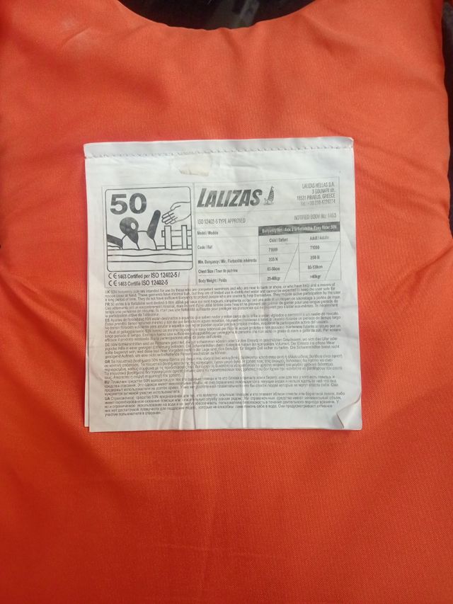 Chaleco salvavidas 🛟