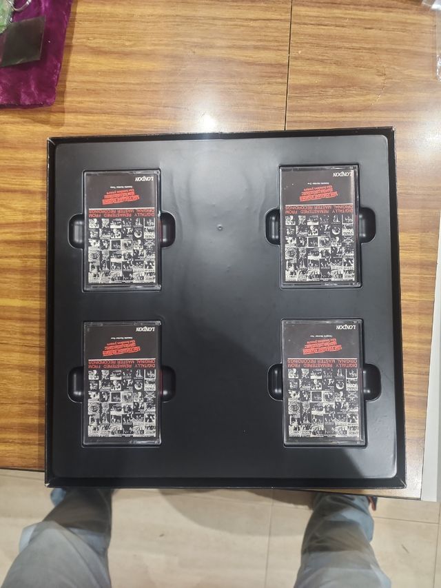 The Rolling Stones caja 4 cassetes
