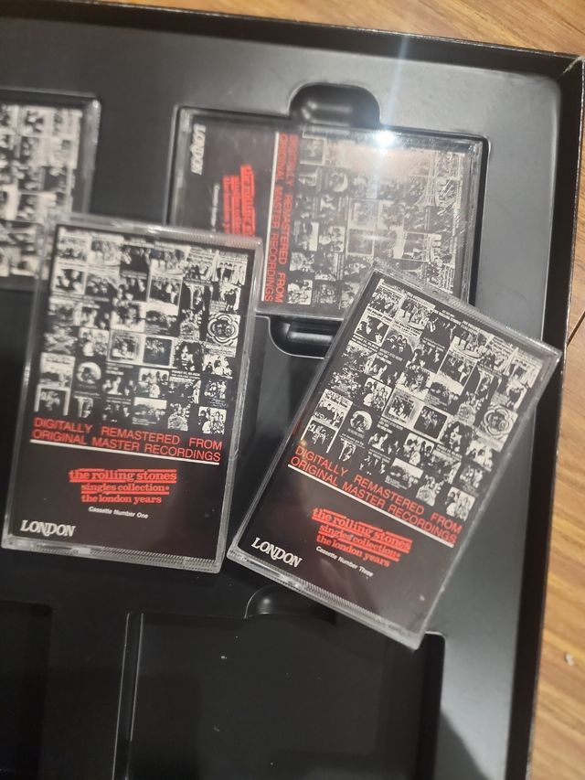 The Rolling Stones caja 4 cassetes