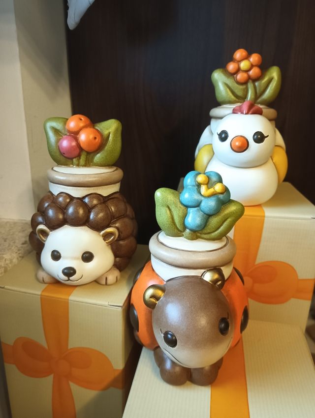 Set completo animali con piantina Thun