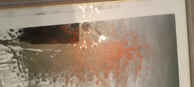 Dipinto su tela con firma