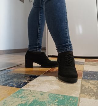 Zapatos piel ante Mimao talla 35