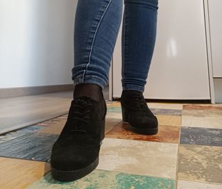 Zapatos piel ante Mimao talla 35
