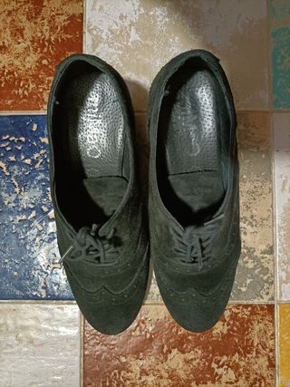 Zapatos piel ante Mimao talla 35