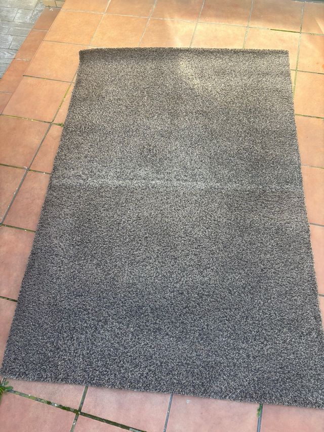 Alfombra 130x 190 marron oscuro 
