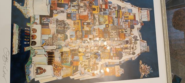 Stampa artistica firmata Joan Obican"