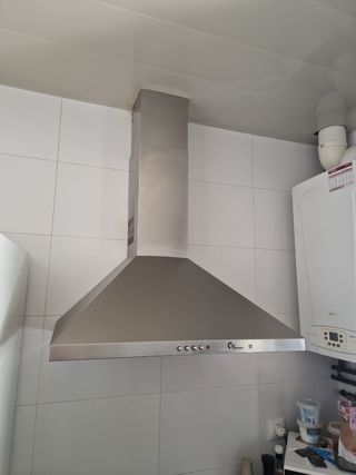 Campana extractora thermex de acero inoxidable