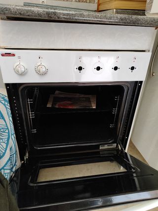Conjunto vitro más horno