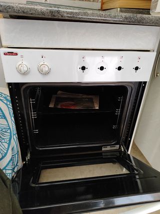 Conjunto vitro más horno