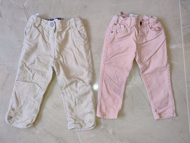 Pantalones pana niña