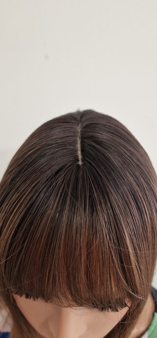 Peluca corte bob marron
