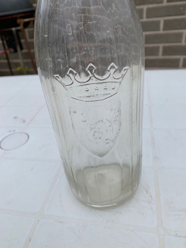 Bottiglia del latte antica e rara da 1 litro SPQR