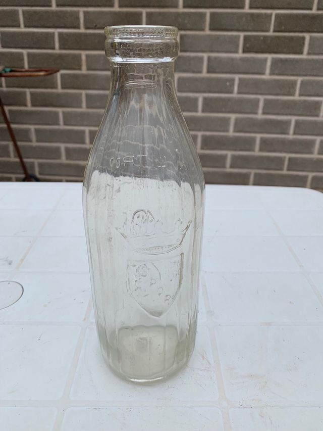 Bottiglia del latte antica e rara da 1 litro SPQR