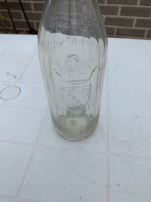 Bottiglia del latte antica e rara da 1 litro SPQR