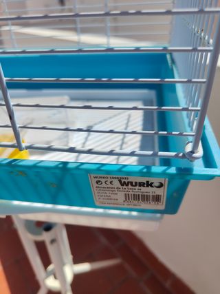 Jaula y pie de sujeción