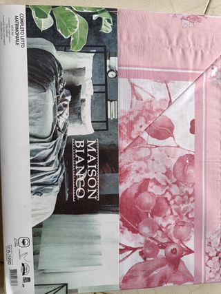 Lenzuola matrimoniali cotone maison