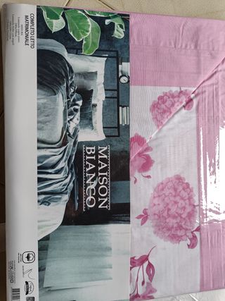 Lenzuola matrimoniali cotone maison