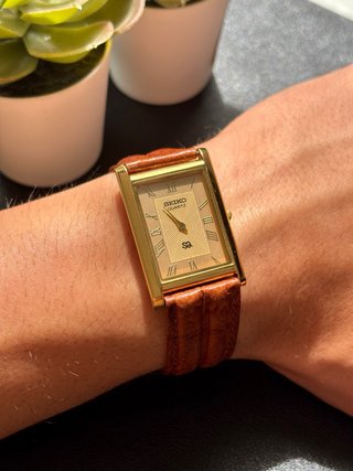 Seiko Tank Leather