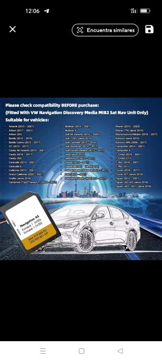 GPS Tarjeta SD NAVIGATION AS V 20 