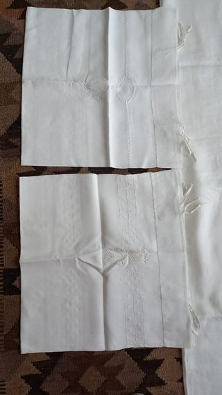 Sábanas de lino bordadas 