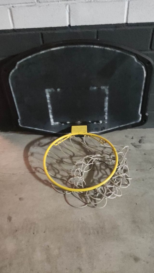 Canasta de baloncesto.