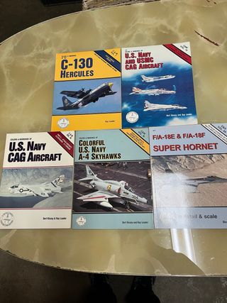 Libri aerei in detail e scale