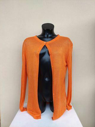Set maglione cardigan vintage M arancione