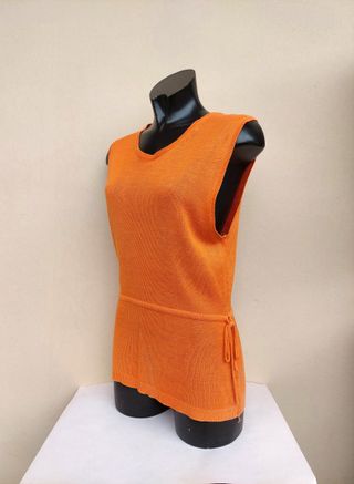 Set maglione cardigan vintage M arancione