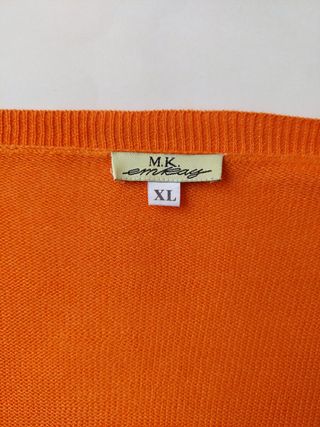 Set maglione cardigan vintage M arancione