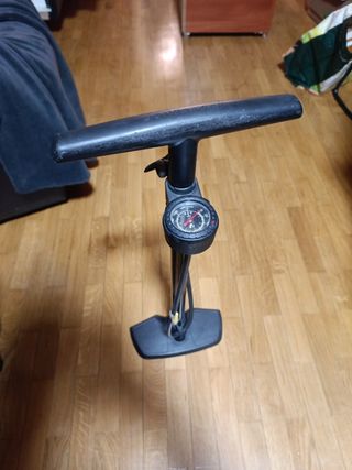 Bomba de pie para hinchar bicicleta,balo