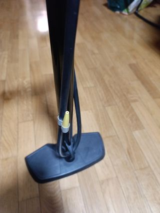 Bomba de pie para hinchar bicicleta,balo