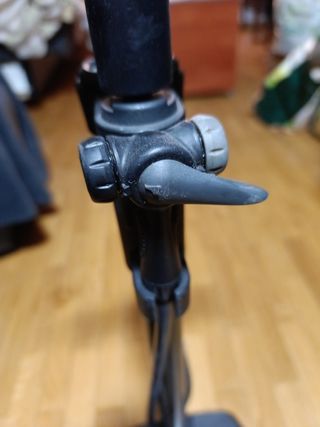 Bomba de pie para hinchar bicicleta,balo