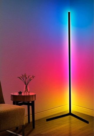 Lámpara de Pie Regulable RGB