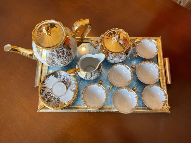 Servizio da the/caffé da 6 in porcellana Bavaria