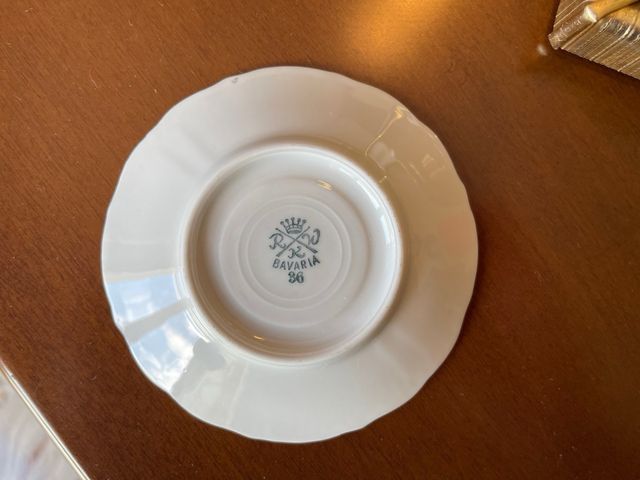 Servizio da the/caffé da 6 in porcellana Bavaria