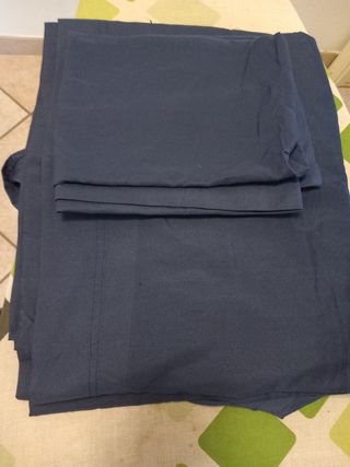 Lenzuola singolo microfibra blu