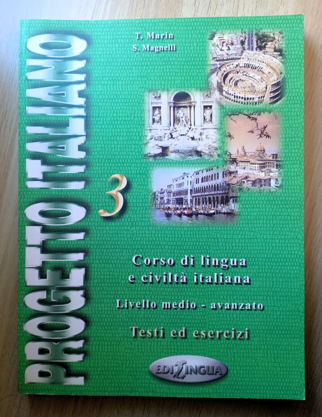 Libros de texto de italiano, medio y avanzado
