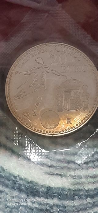 Monedas campeones mundo 2010 plata