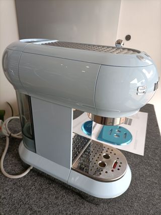 Macchina caffè espresso Smeg azzurra