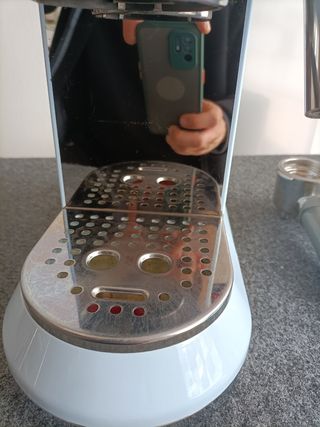 Macchina caffè espresso Smeg azzurra