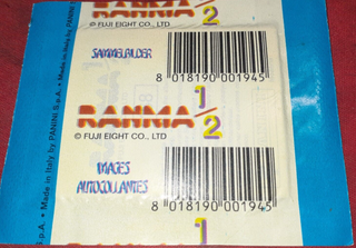 Lotto 15 Bustine Figurine manga Ranma,panini 1996