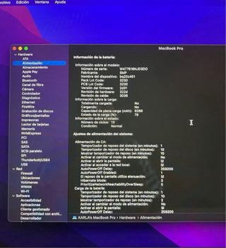 Macbook Pro i7 16GB 512gb PRECIO NEGOCIABLE