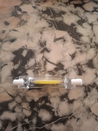 Bombilla Led de tubo de vidrio RS7 COB luz blanca 