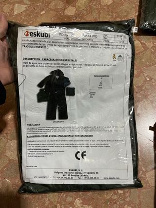 Trajes impermeables