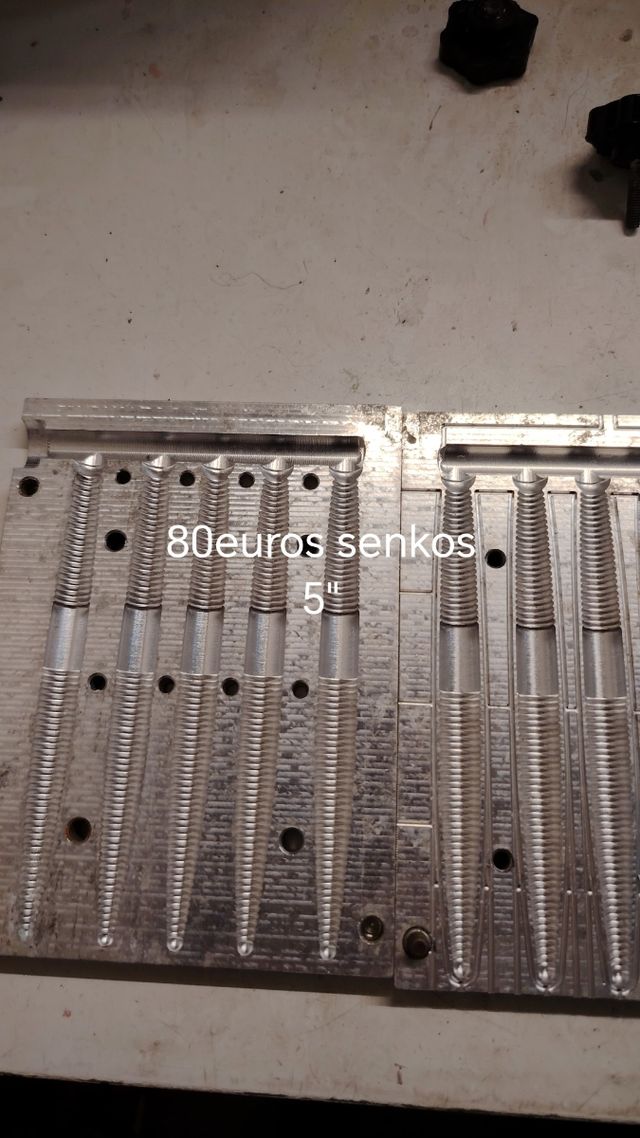 Stampo da pesca in alluminio